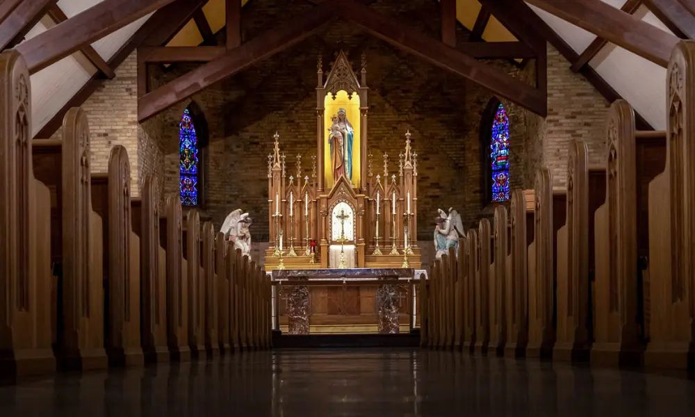 The Apparition Chapel at the National Shrine of Our Lady of Champion