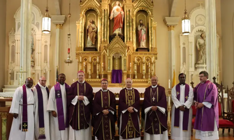 Group of Bishops after celebrating Mass
