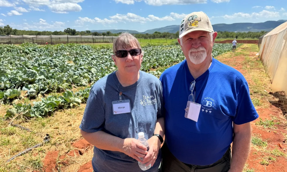 Marge and Mike Lause in South Africa