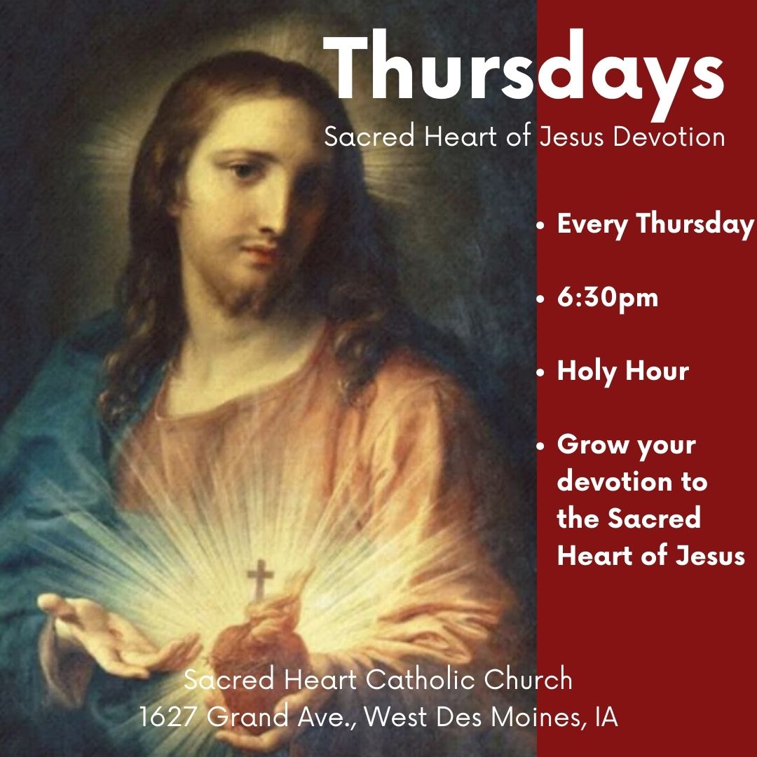 Thursdays Sacred Heart of Jesus Devotion