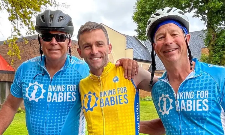 Co-founder of Biking for Babies Jimmy Becker