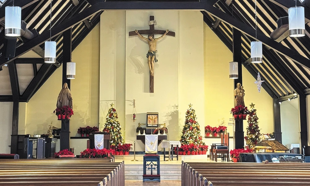 Interior of Christ the King in Des Moines