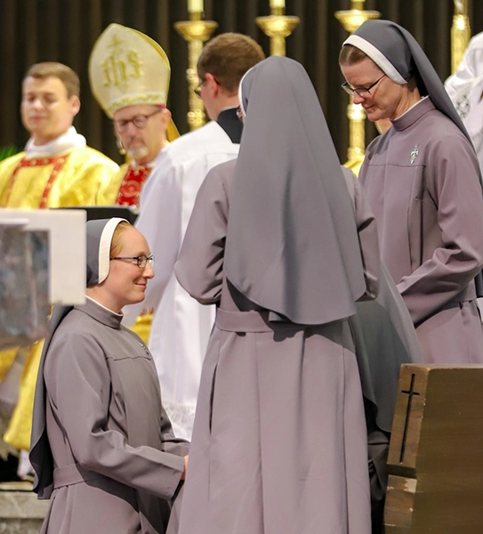 Sister Faustina Lightfoot makes perpetual vows