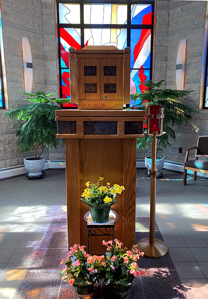 Tabernacle at Our Lady's Immaculate Heart Church